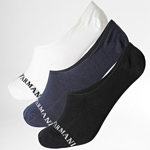 Lot De 3 Paires De Chaussettes 306227-2R234 Noir Blanc Bleu Marine