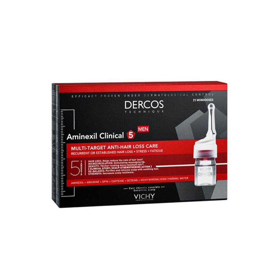 DERCOS  Dercos Aminexil Clinical 5 - Homem 6ml x21 - 126ml