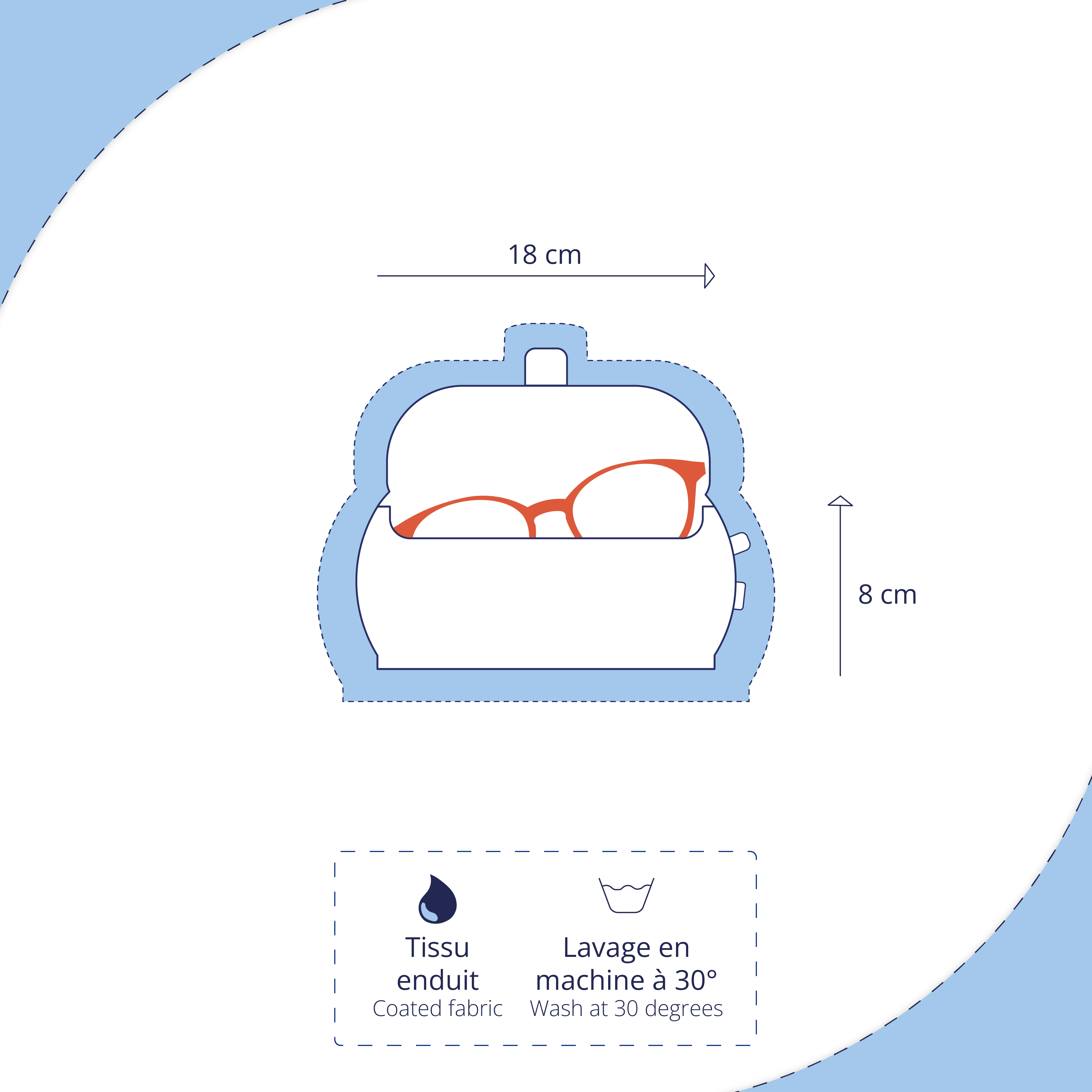 Etui À Lunettes Carré D'art