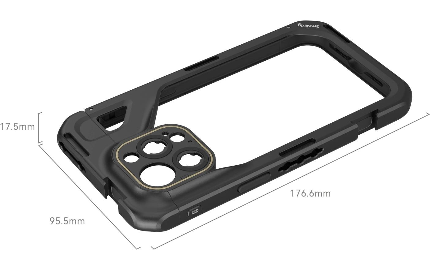 Cage für iPhone 15 Pro Max SmallRig x Brandon LiVideokäfig für iPhone 15 Pro Max