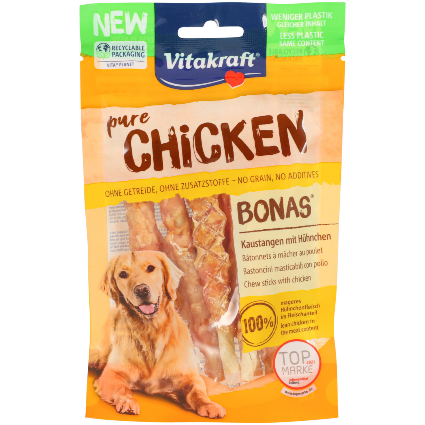 Vitakraft pure Chicken Bonas Kaustangen mit Hünchen 80g