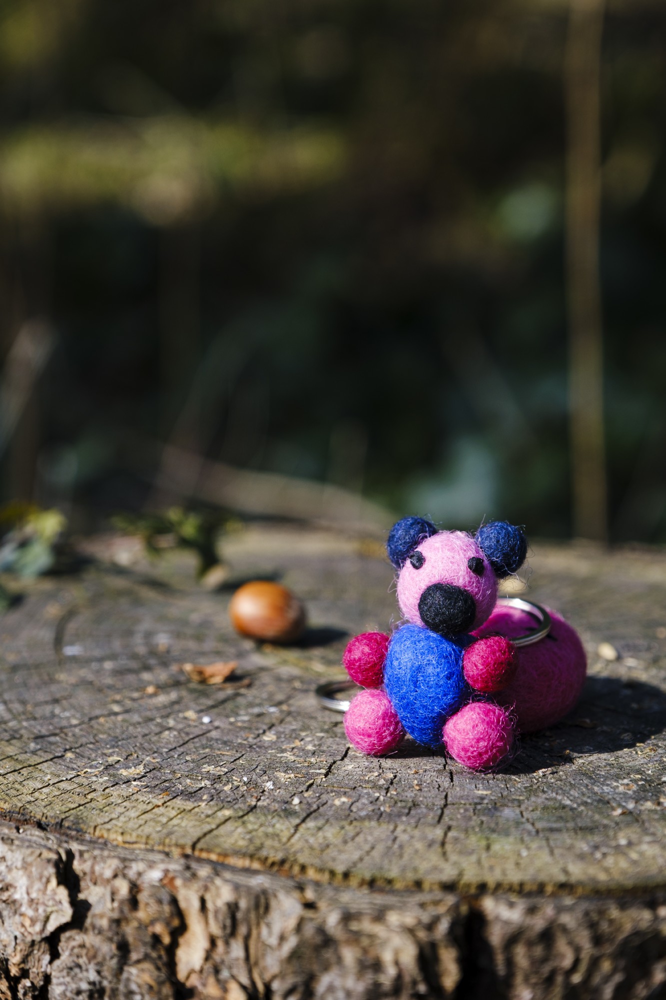 Schlüsselanhänger 'Panda Bär', aus Filz, multicolor günstig bestellen