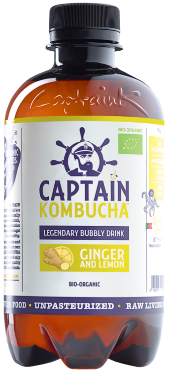 captain kombucha Ginger Lemon 400ml