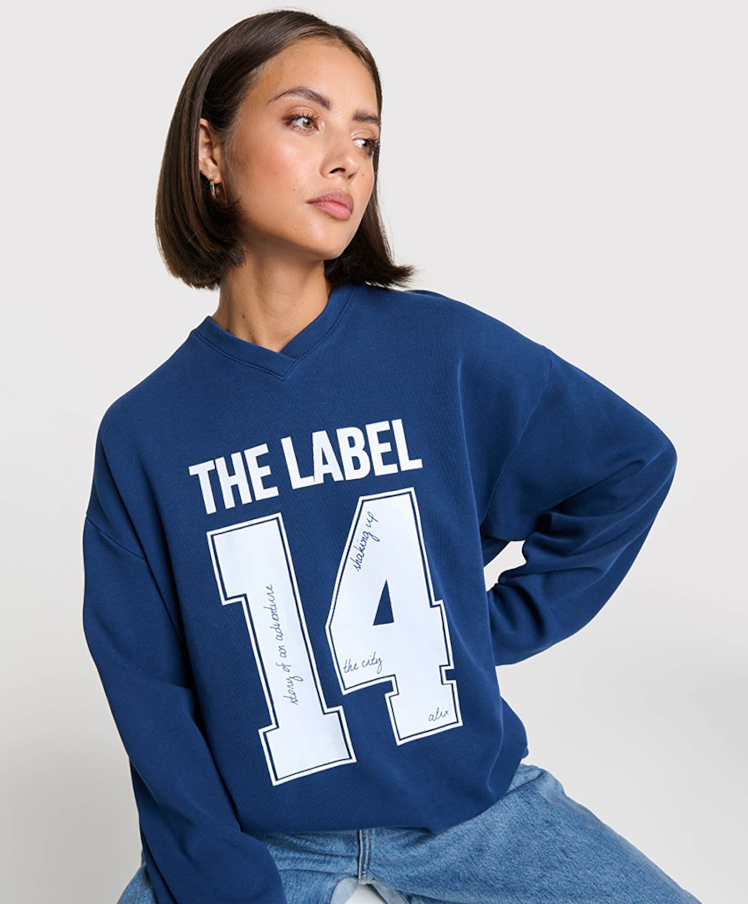 Alix The Label Dames sweater blauw
