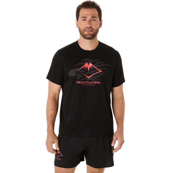 Asics Herre T-shirts Fujitrail SS Top Sort