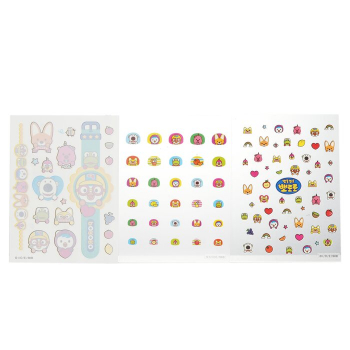 April Korea Pororo Nail   Hand Tattoo