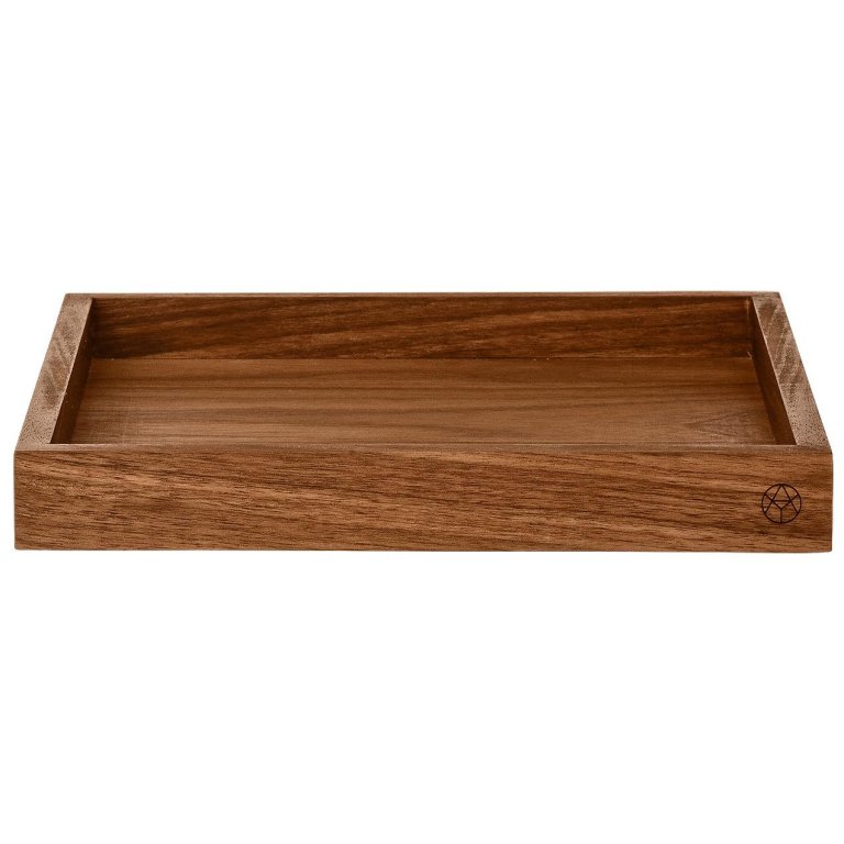 AYTM Wooden tray dienblad small walnoot