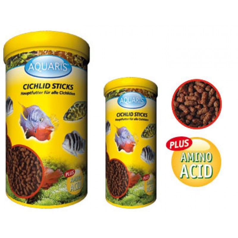 Aquarium Fischfutter - AQUARIS Cichlid Sticks