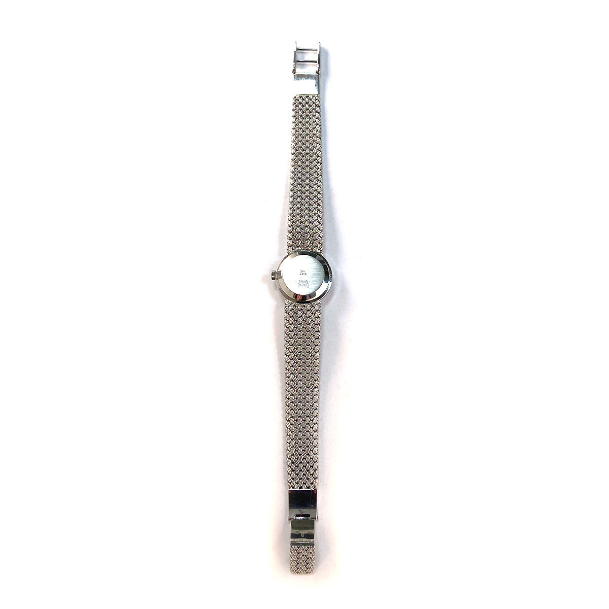 Montre Cortebert d'occasion or 750 blanc diamants 19.5 cm