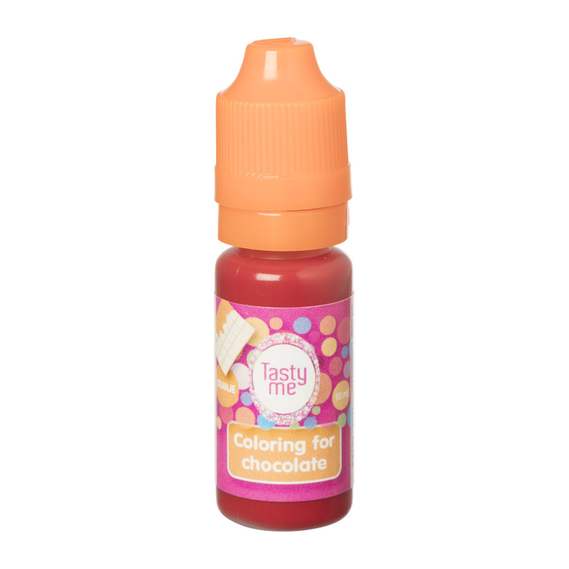 Tasty Me chocolade kleurstof - oranje - 10 ml