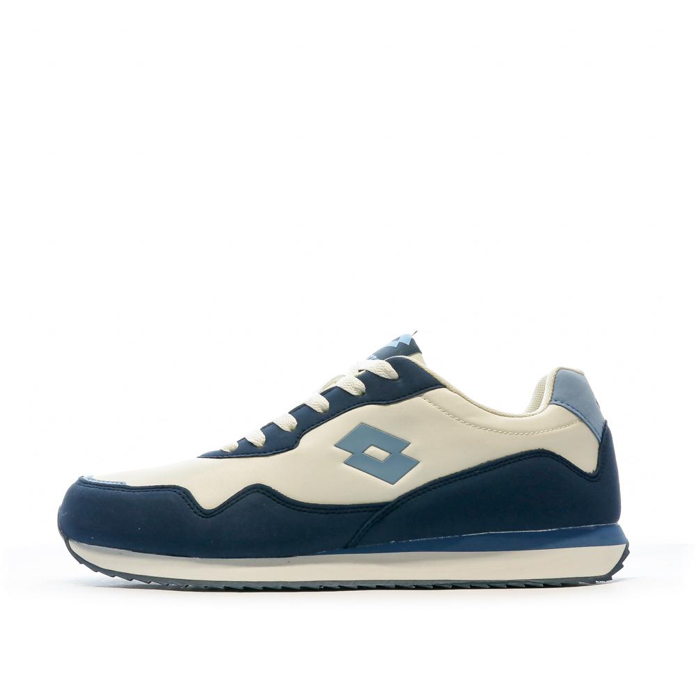 Lotto Baskets Écru/Bleu Homme Lotto Twenty 2