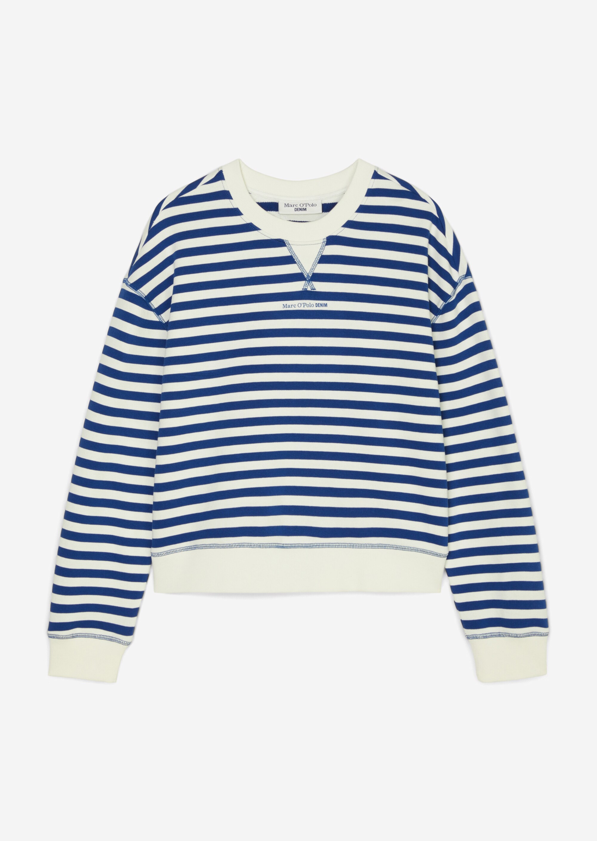 Ringel-Sweatshirt relaxed aus Organic Cotton
