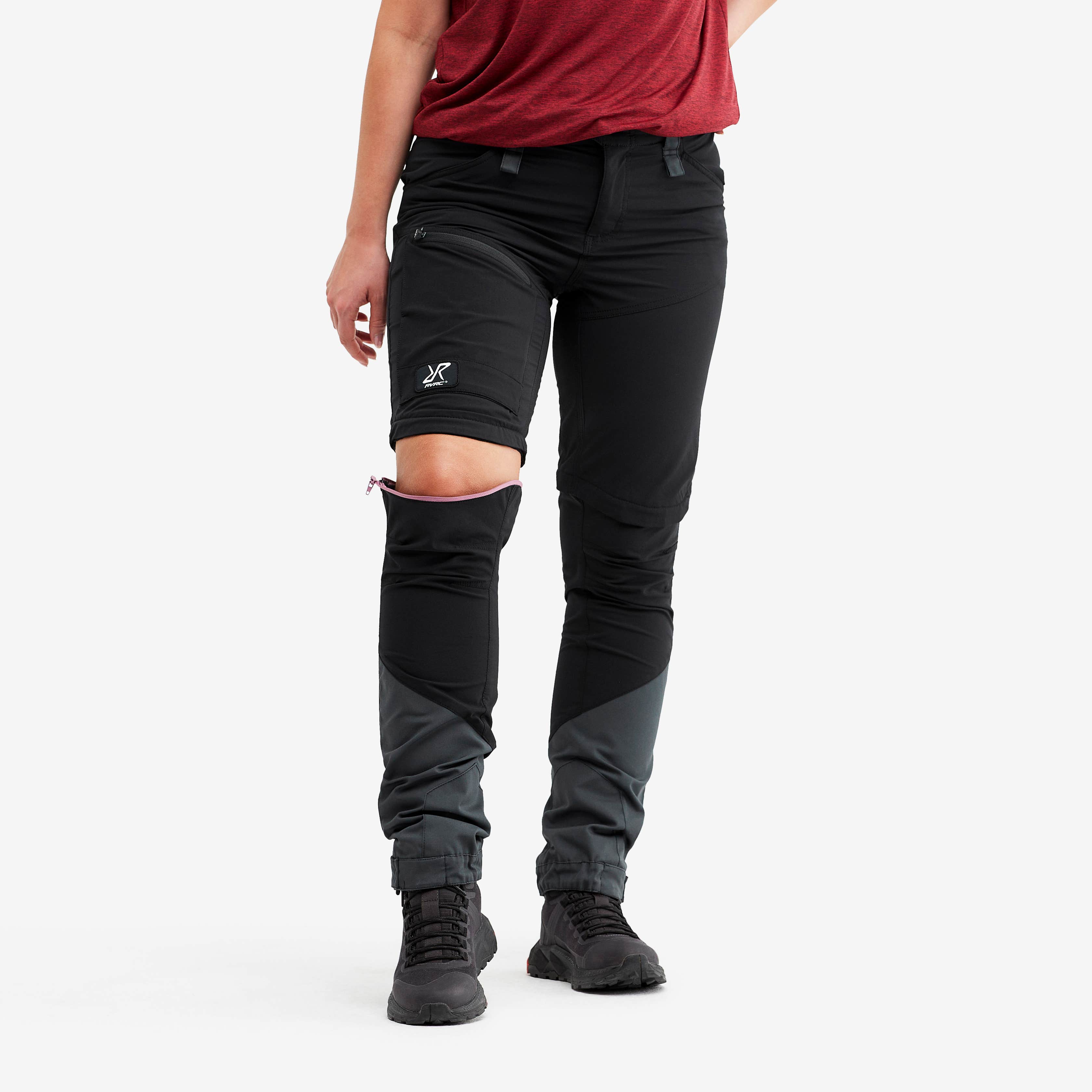 Silence T-zip Pants Dame Black