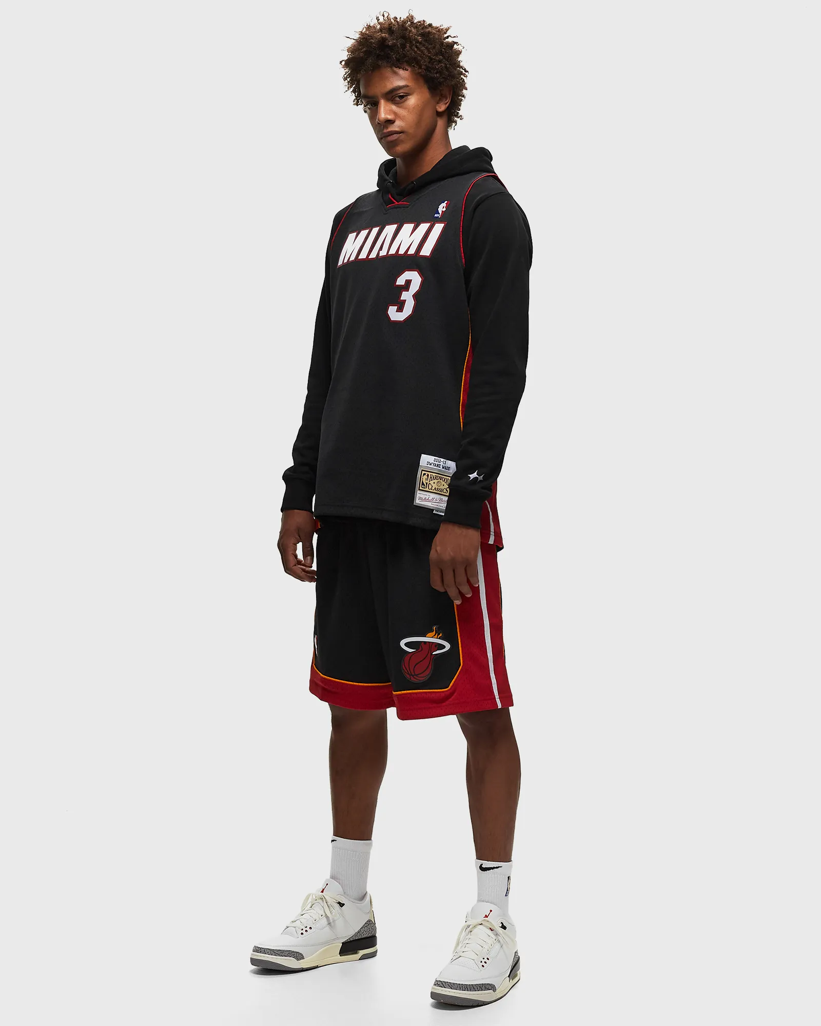 Mitchell & Ness NBA SWINGMAN JERSEY MIAMI HEAT 2012-13 DWYANE WADE #3