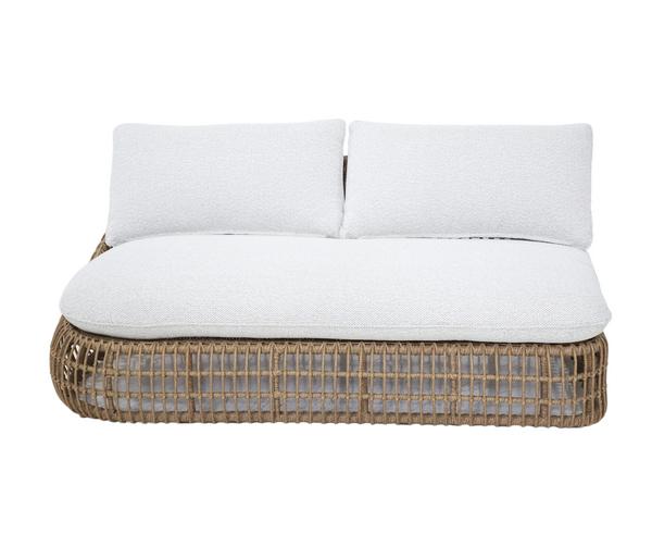 Royal Garden Geflecht-Sofa Norden, 3-teilig