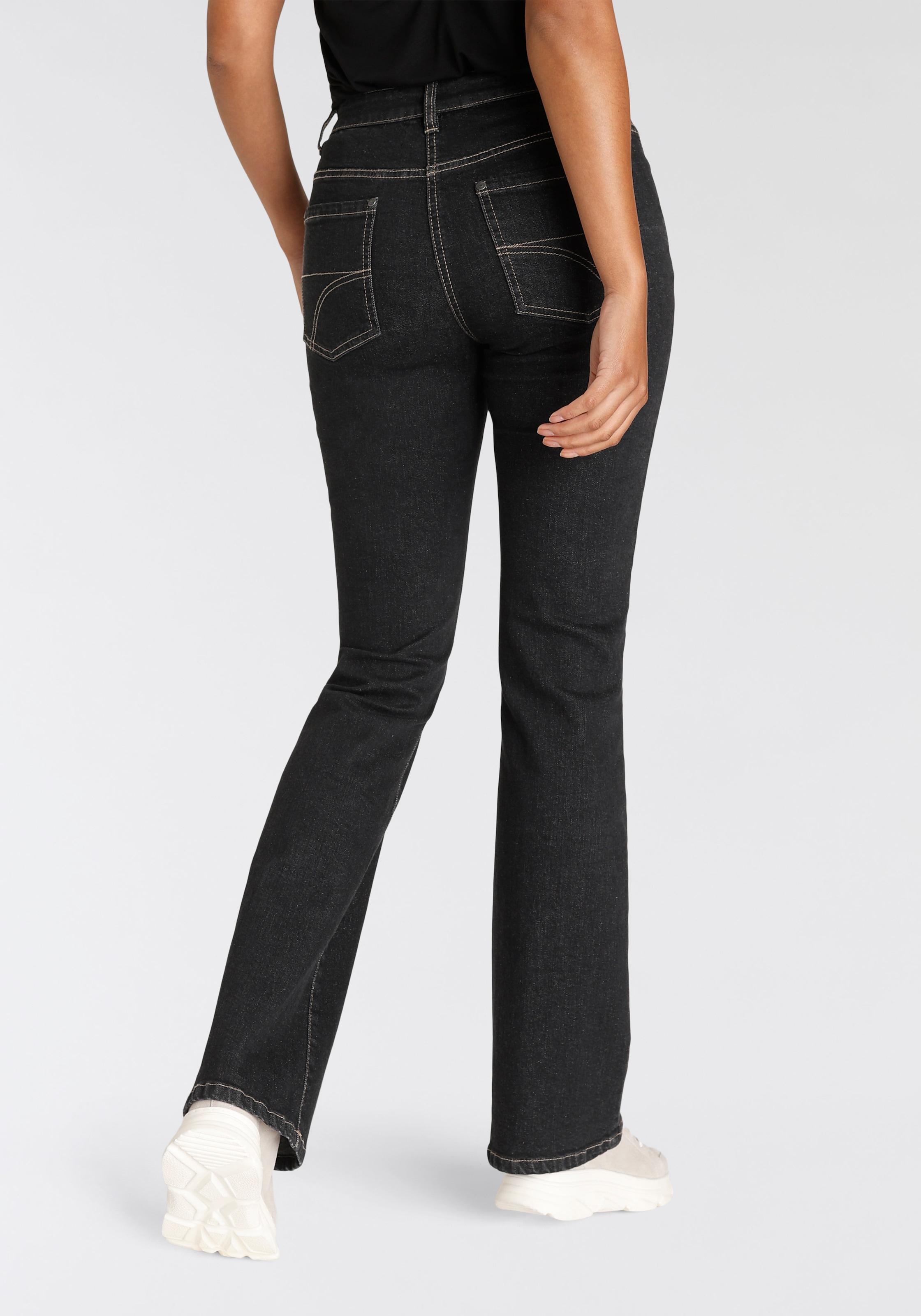Arizona Bootcut-Jeans , hohe Leibhöhe