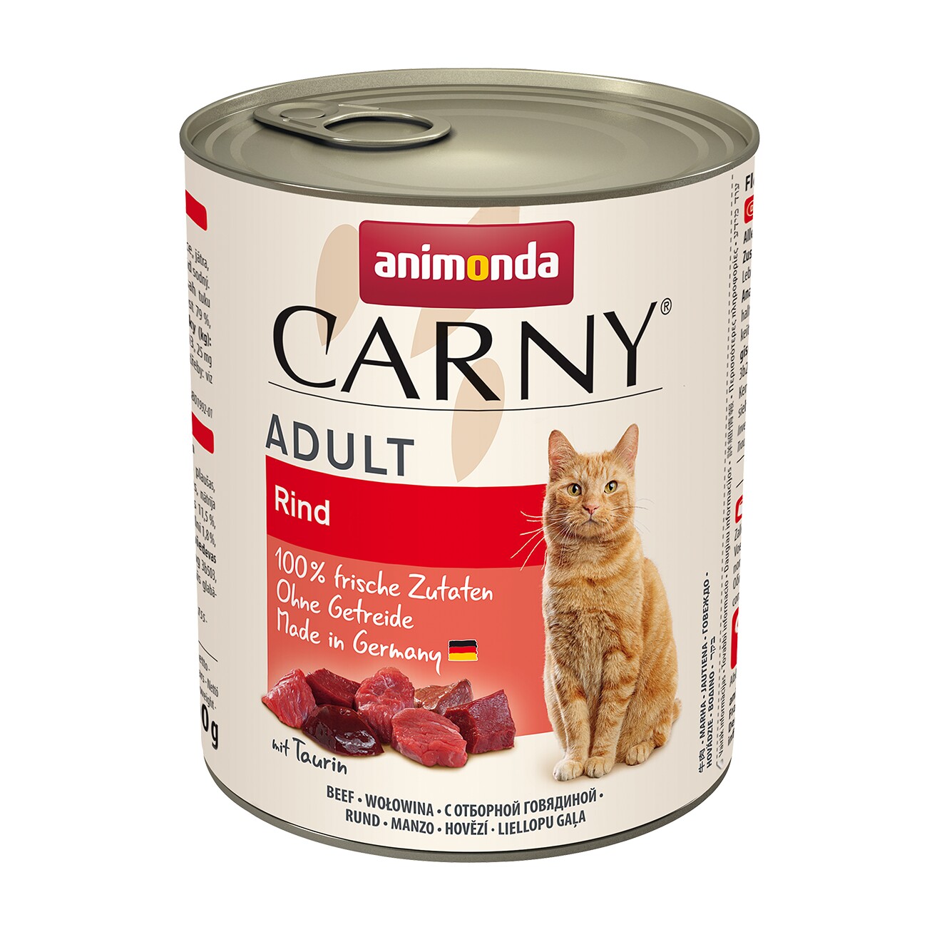 animonda Carny Nassfutter Katze Adult Rind 6x800 g