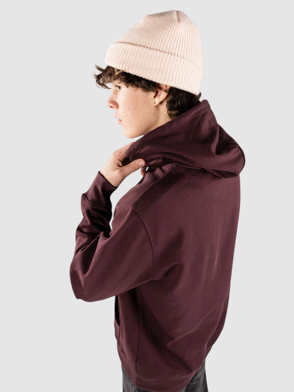 Absolut Park Park Line Hoodie red brown
