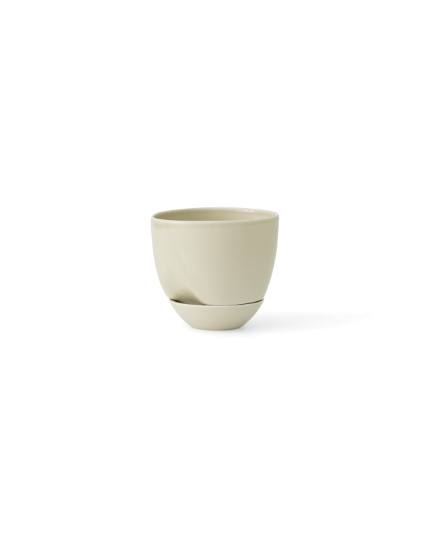 Audo Copenhagen Hydrous bloempot small Ø12 Ashen