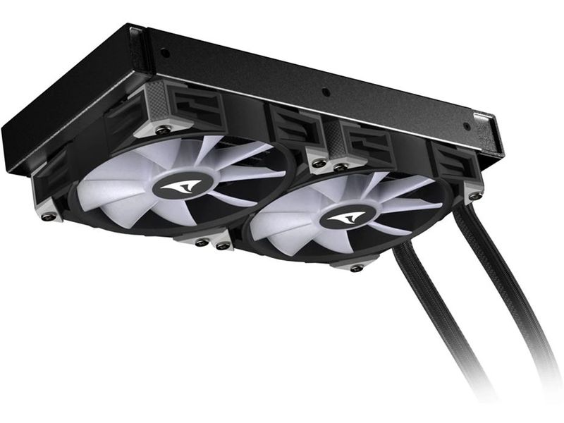 Sharkoon Wasserkühlung S70 RGB Kompakte All-in-One-Wasserkühlung mit einem 240-Millimeter-Radiator