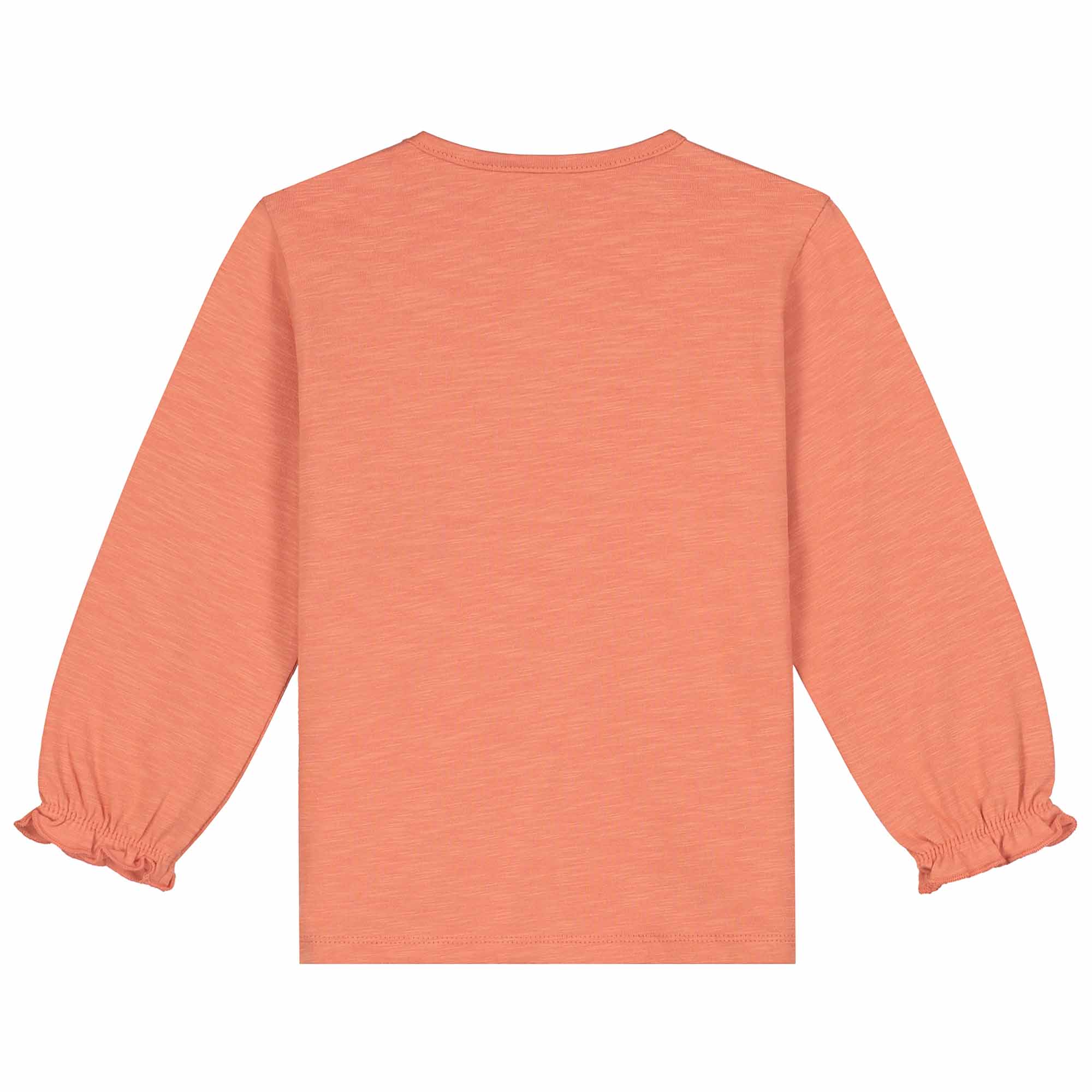 Prénatal peuter shirt lange mouwen effen oranje