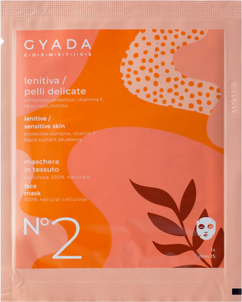 GYADA Cosmetics  Beruhigende Tuchmaske Nr.2, 15 ml