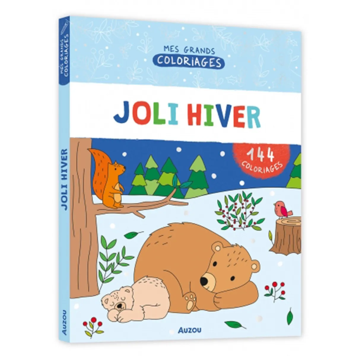 Auzou Mes Grands Coloriages Hiver