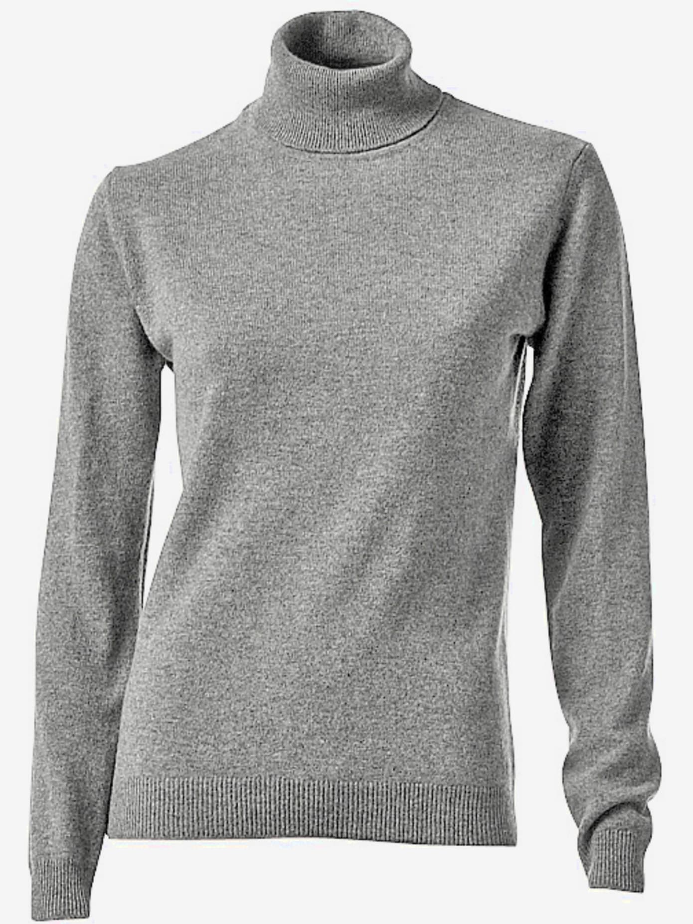 Pull à col roulé superbe basique en pur cachemire