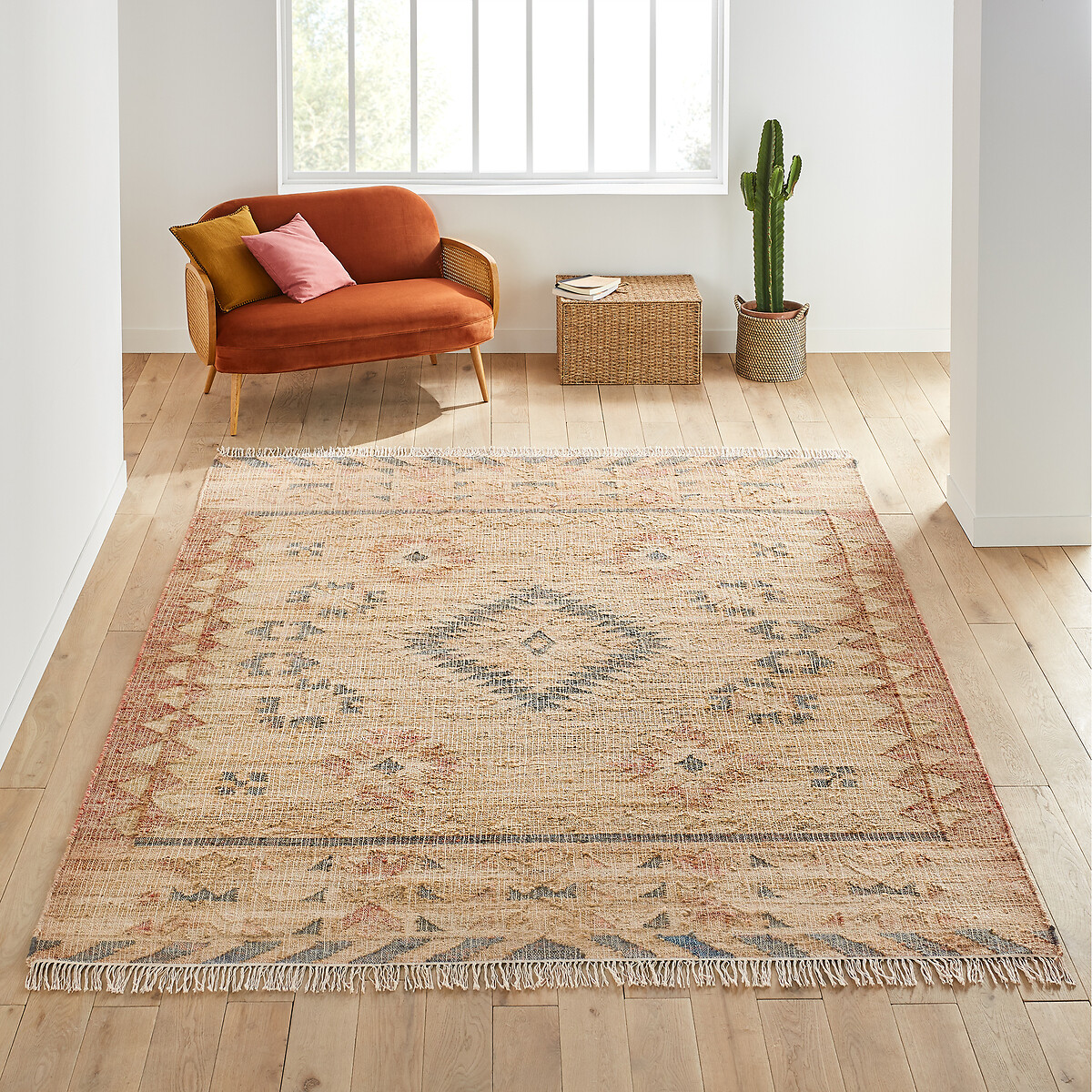 LA REDOUTE INTERIEURS<br>Tapete Kilim com efeito desgastado XXL, Navaja