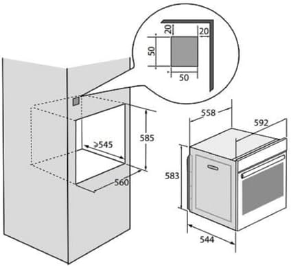 BRANDT Four encastrable pyrolyse BOP7536B : Gros électroménager