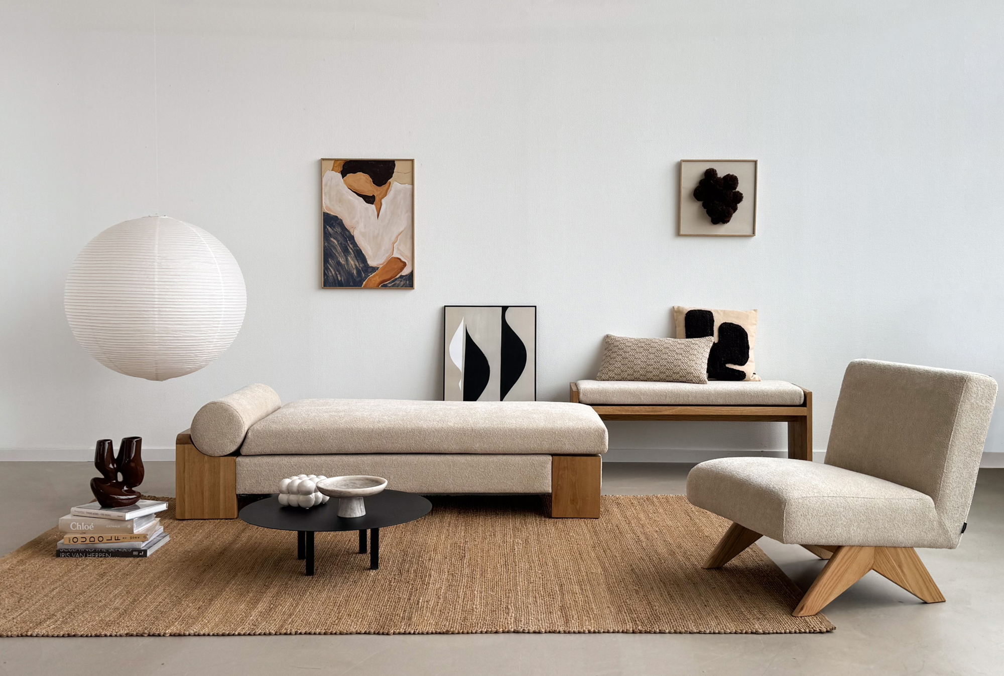 Fauteuil Marisa warm beige