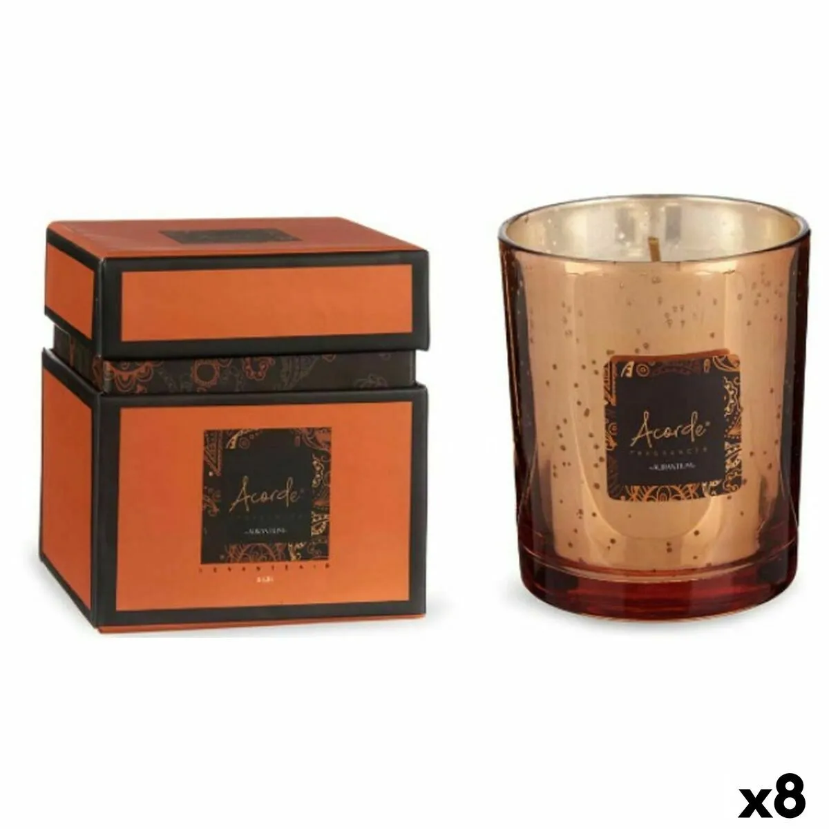 Acorde Bougie Parfumée 8 pcs - Canelle Orange