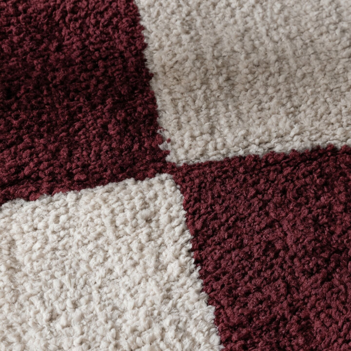 Checkerboard vloerkleed - Blox Rood
