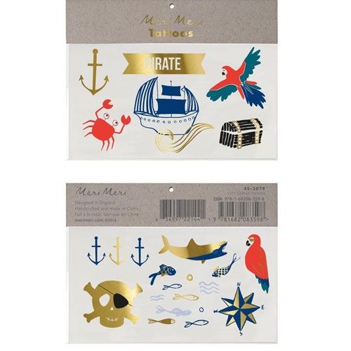 Meri meri tattoos bounty piraten
