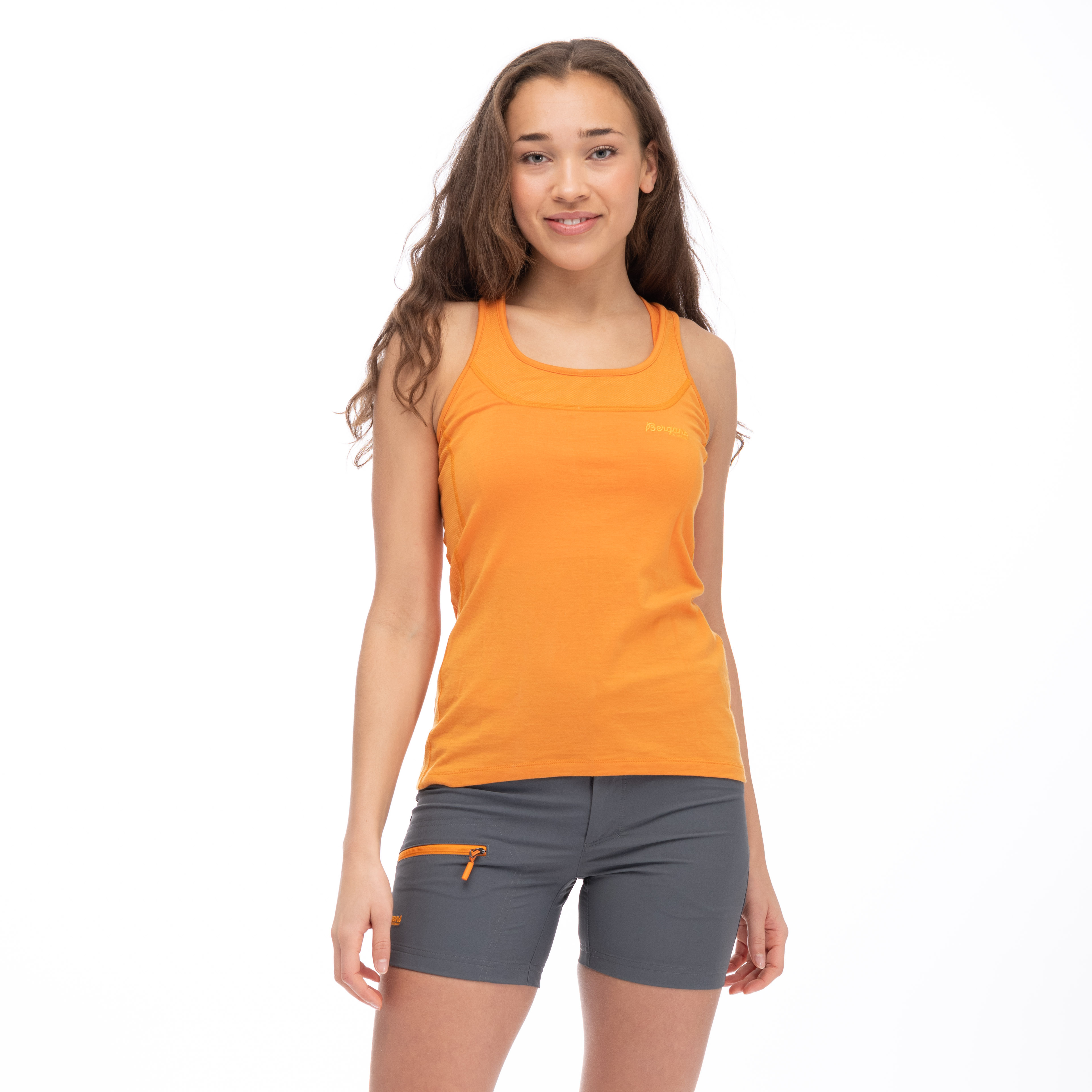 Cecilie Active Wool Singlet Dame Cloudberry Yellow/Lush Yellow
