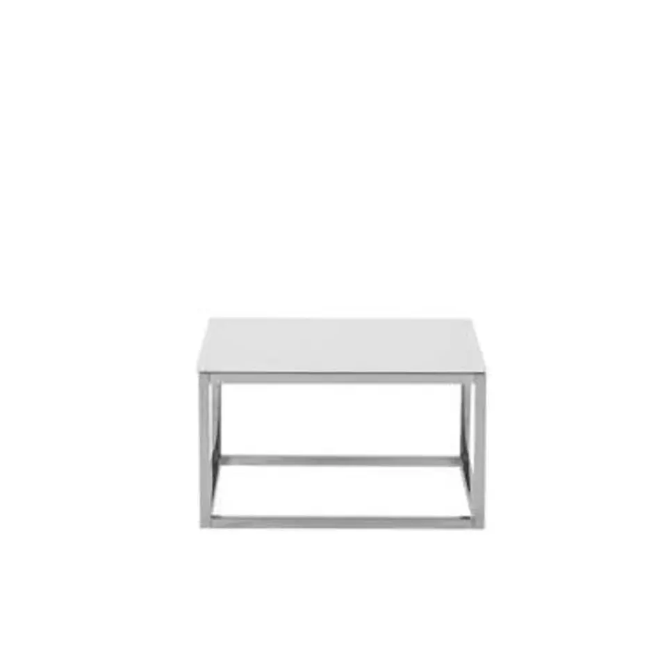 BREA - Salontafel - Wit - Veiligheidsglas
