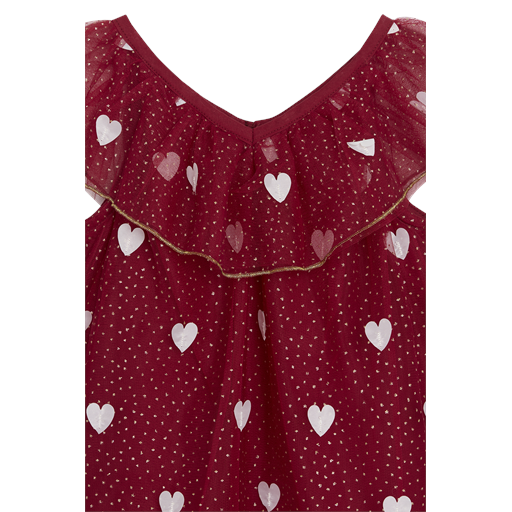 Hust & Claire Karoline Kjole, Teaberry, 104 cm