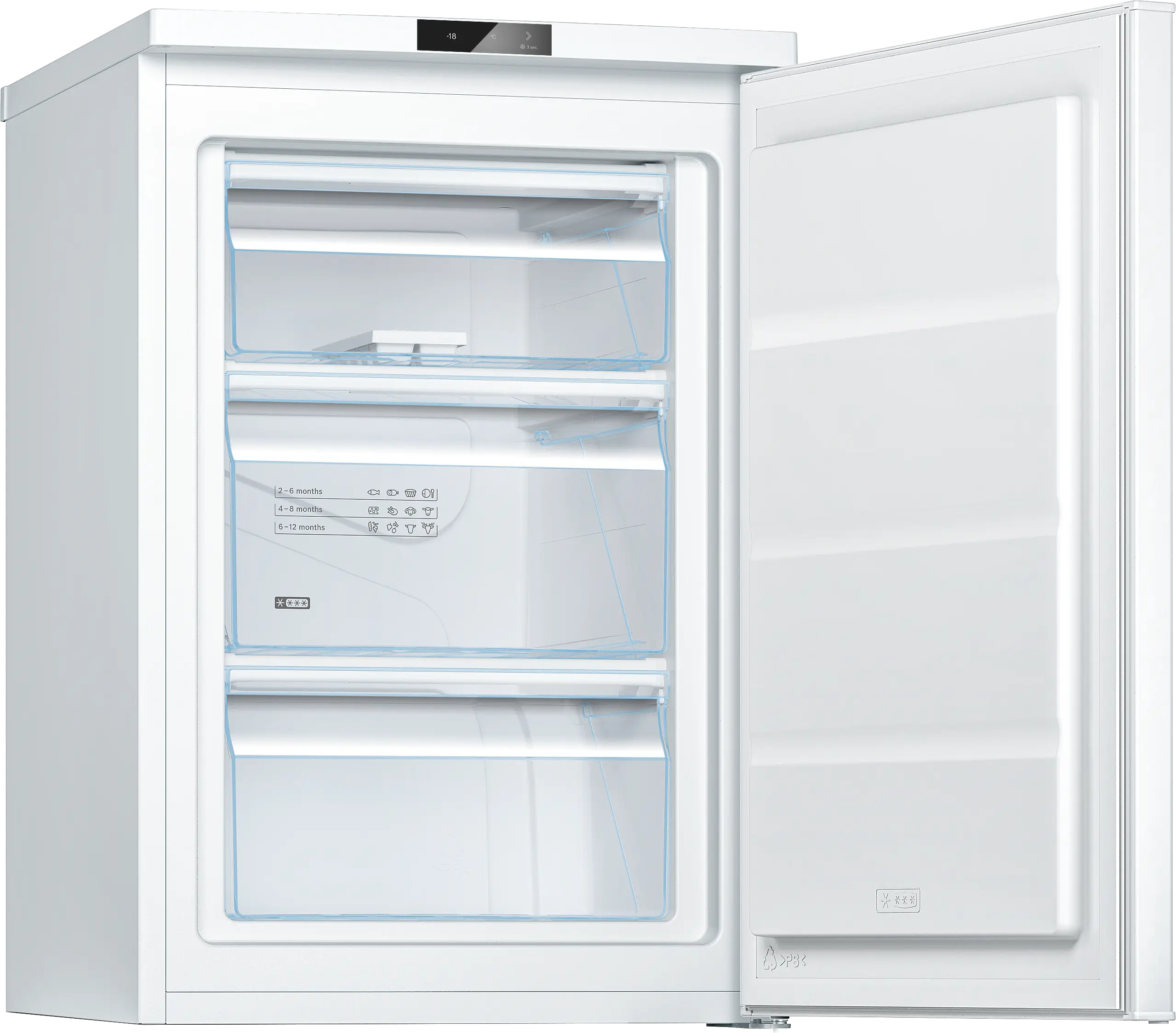 Serie 2 Tafelmodel vriezer 85 x 56 cm