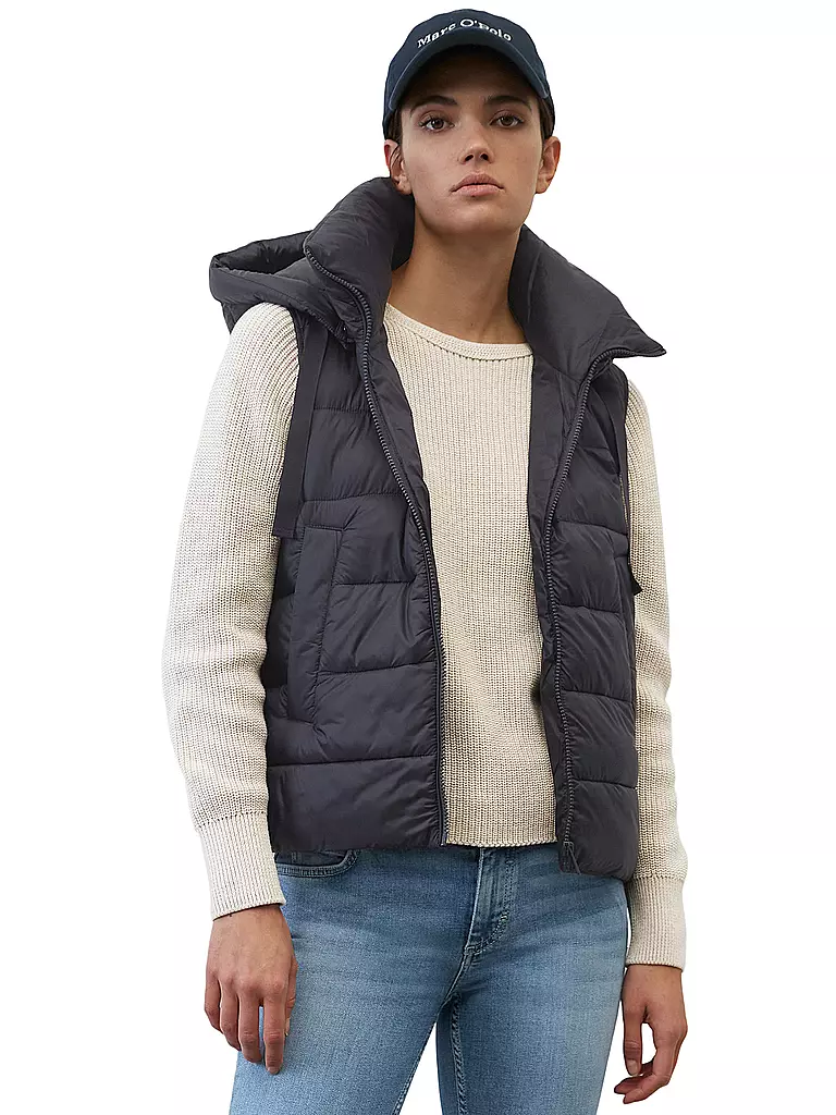 MARC O'POLO Steppgilet dunkelblau
