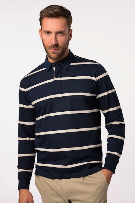 Rugby-Sweater, Ringel, Web-Kragen