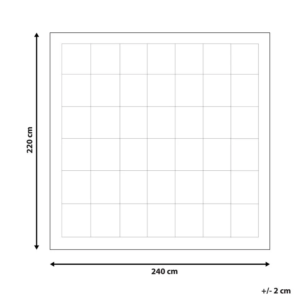 KOUTRA - Dekbed - Wit - 220 x 240 cm - Japara katoen