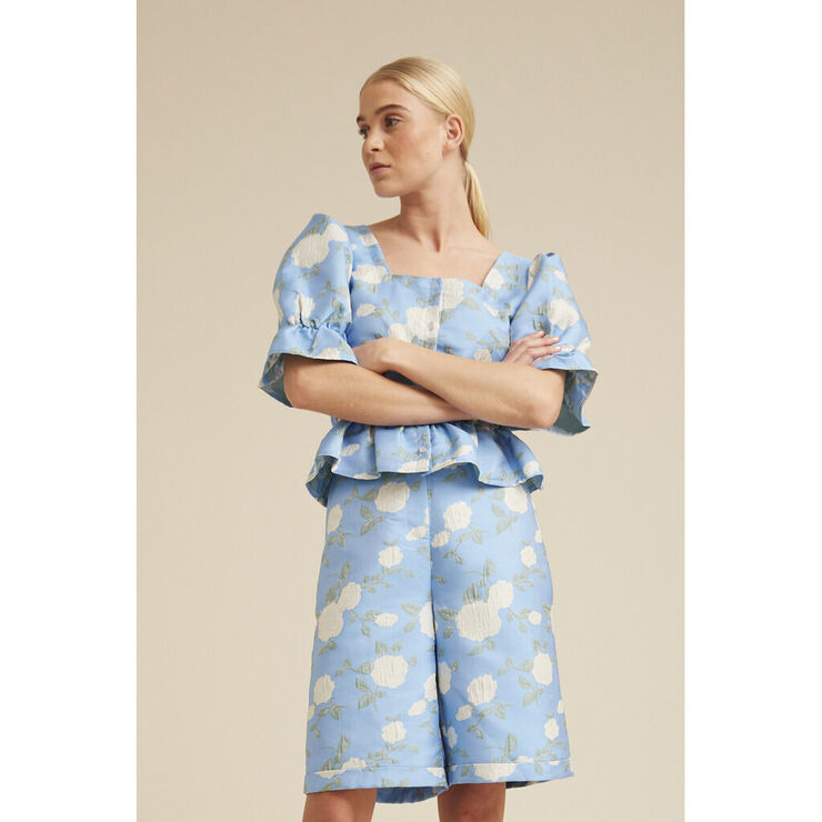 HUNKØN Carla Shorts Blue