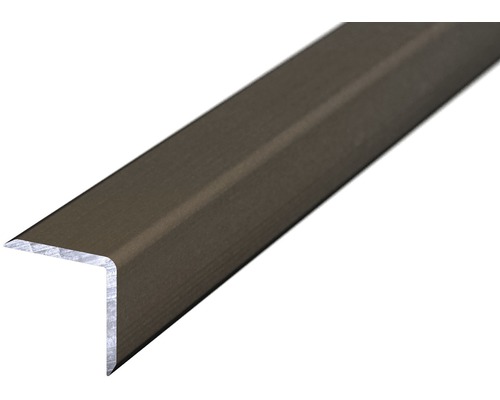 Zelfklevend aluminium hoekprofiel, mat roestvrij staal, 15 x 15 mm, 270 cm