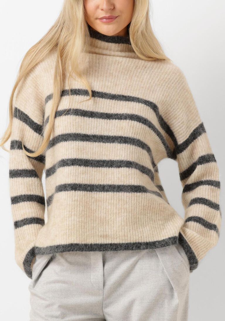 zand second female trui ovalis knit t-neck