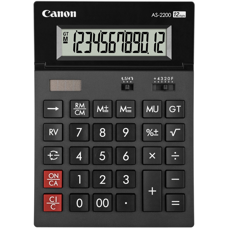 Canon Tischrechner AS-2200, grau