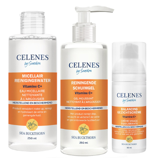 Celenes by Sweden Sea Buckthorn Gezichtsverzorgingsset - 3 Stuks