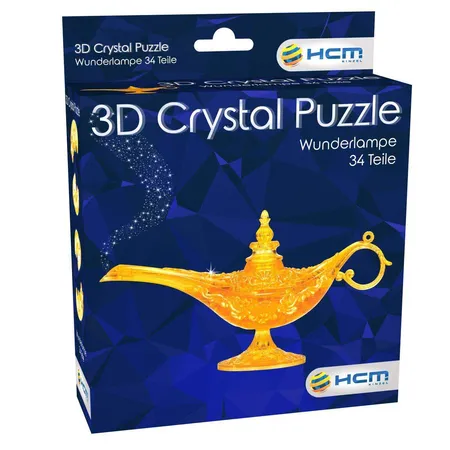 HCM Kinzel 3D Crystal Puzzle Aladins Wunderlampe, 34 Teile