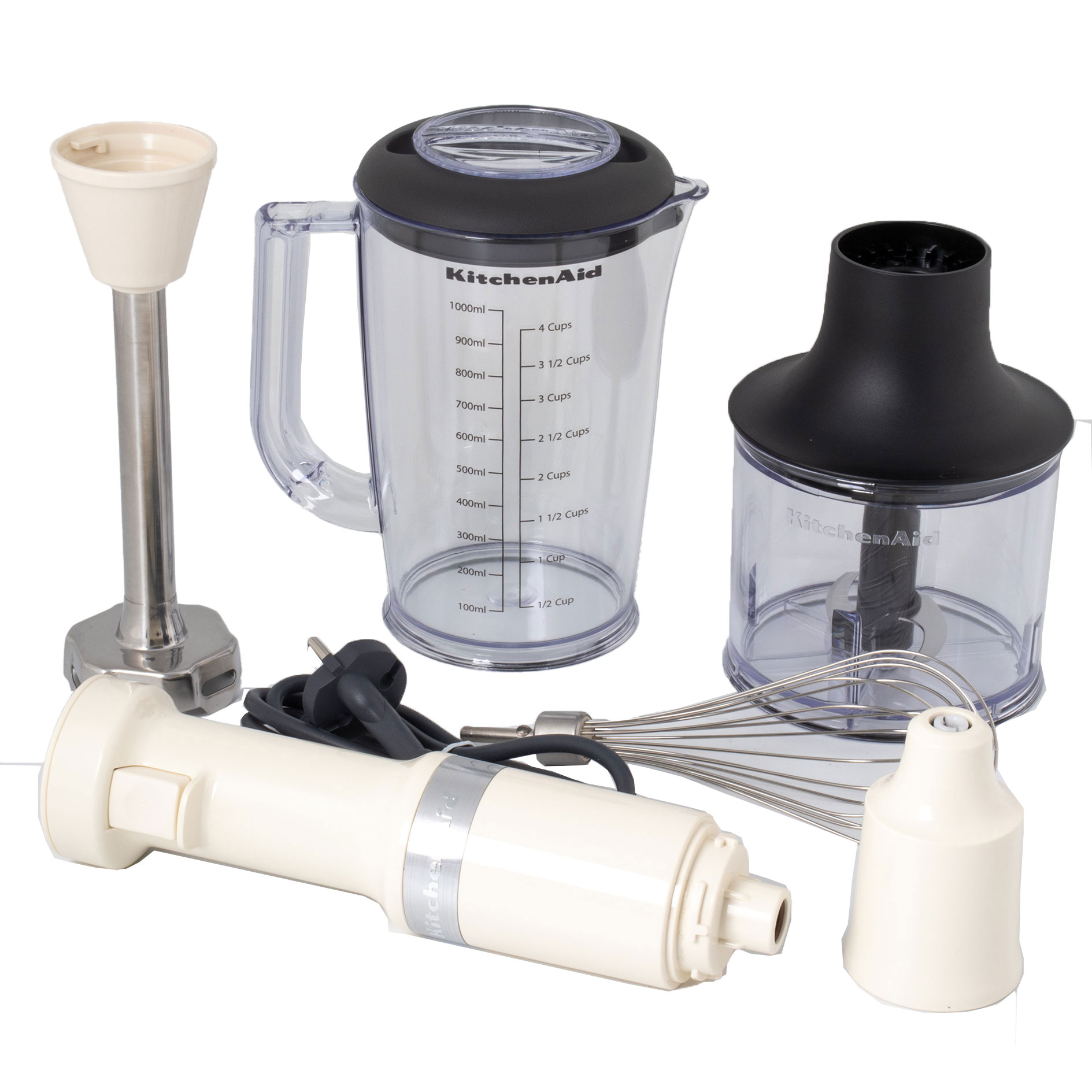 KitchenAid Stabmixer 5KHBV83EAC - creme - 180 Watt