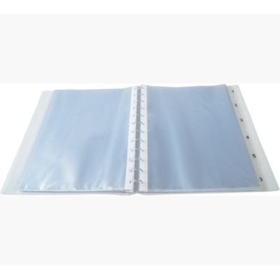 Exacompta Crystal - Protège document amovible à anneaux - 60 vues - A4