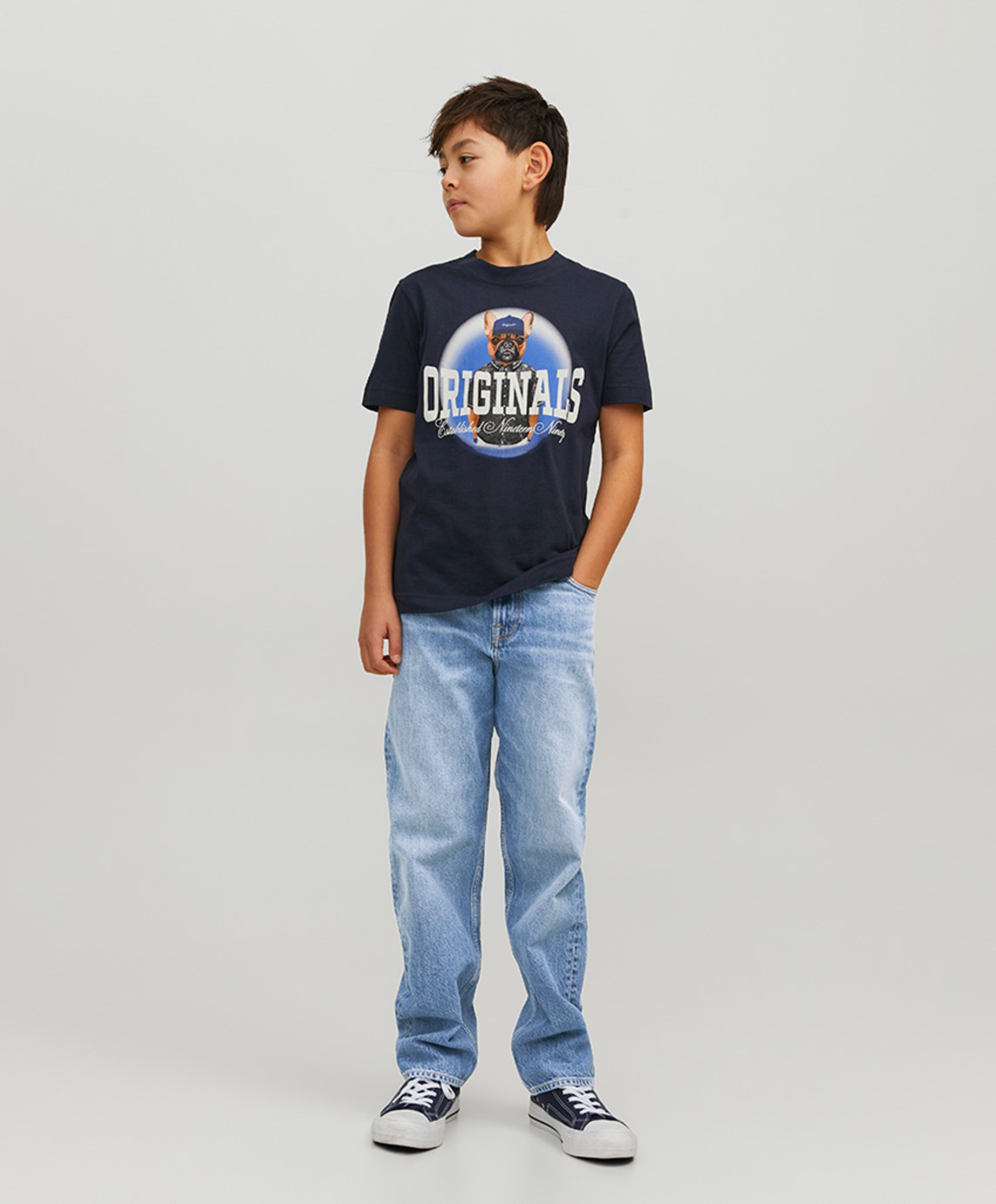 Jack & Jones JJICHRIS JJORIGINAL MF 920 NOOS JNR jongens jeans blauw